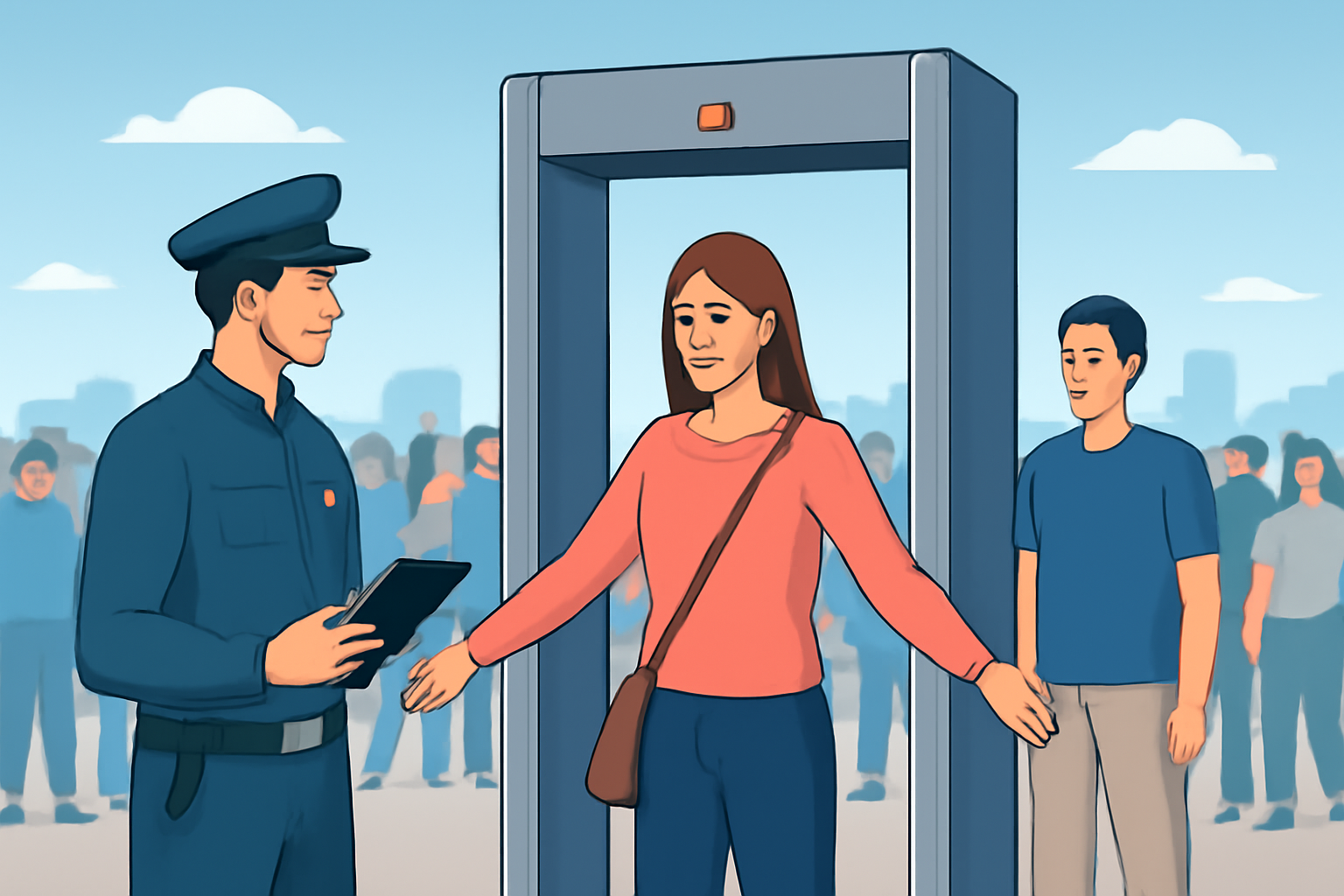 Эффективная оптимизация рамочных металлодетекторов для обеспечения безопасности на массовых мероприятиях